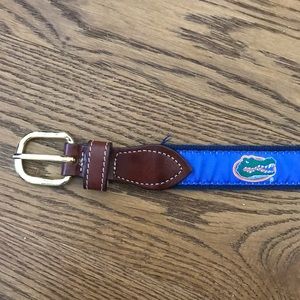 Florida Gator Leather Belt Smathers. 28/kids size